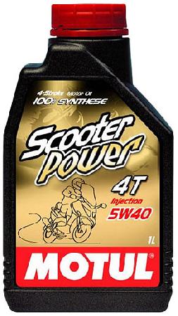 Масло для скутеров MOTUL Scooter Power 4T 5W-40 1L